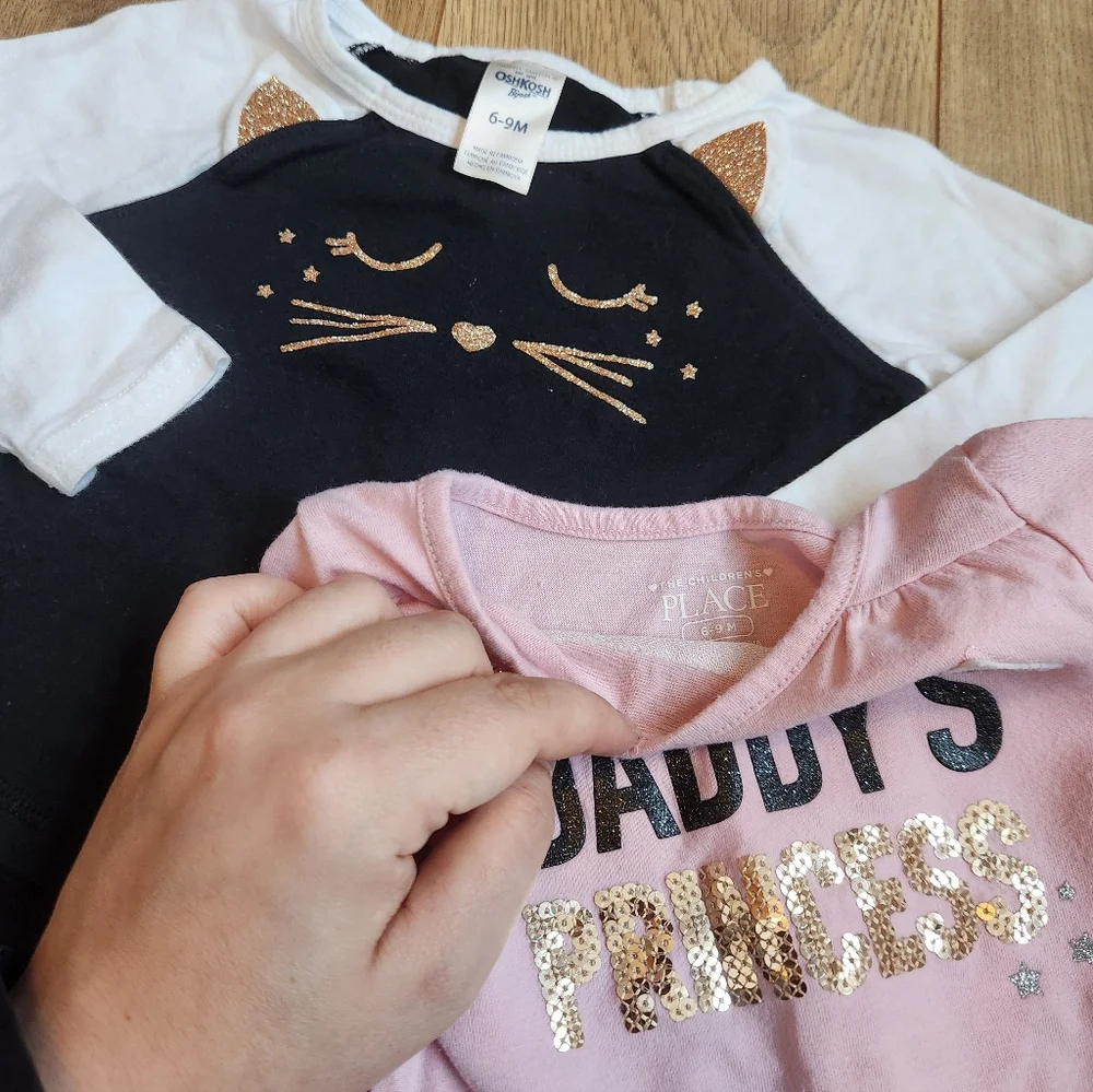 6-9 Months Girls Long Sleeve Tops